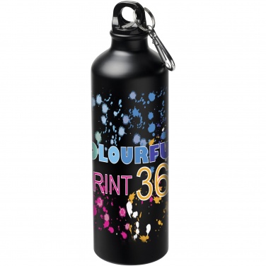 Logotrade Logogeschenke das Foto: Oregon 770 ml matte Sportflasche mit Karabinerhaken