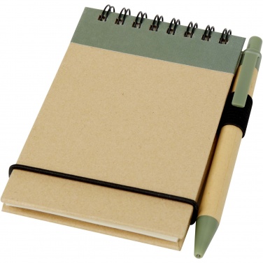 Logotrade Firmengeschenke das Foto: Zuse A7 Recycling Notizblock mit Stift