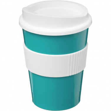 Logotrade Werbeartikel das Foto: Americano® Medio 300 ml Becher mit Schutzring