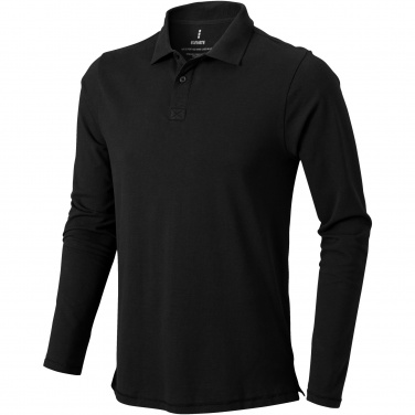 Logotrade Firmengeschenke das Foto: Oakville Langarm Poloshirt für Herren