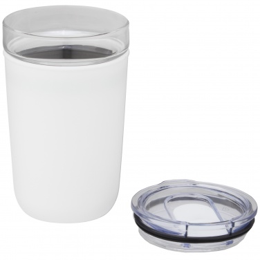 Logotrade werbemittel das Foto: Bello 420 ml Glasbecher mit Außenwand aus recyceltem Kunststoff