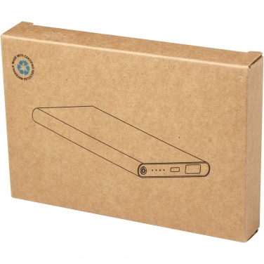 Logotrade Werbeartikel das Foto: Pep 4000 mAh Type-C Powerbank aus recyceltem Aluminium 