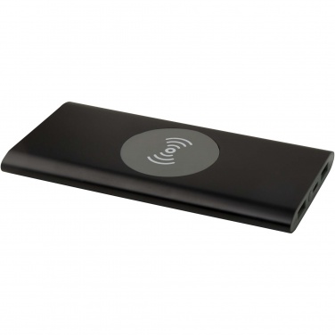Logotrade werbemittel das Foto: Juice 8000 mAh Typ-C kabellose Powerbank aus recyceltem Aluminium