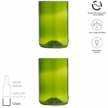 Logotrade Logogeschenke das Foto: Originalhome 280 ml Trinkglas Set