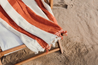 Logotrade Werbeartikel das Foto: VINGA Valmer Strandtuch 450gr/m²