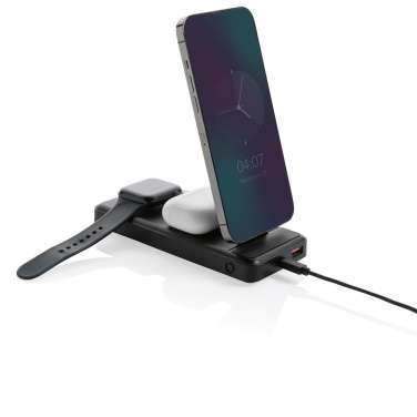 Logotrade werbemittel das Foto: Fenwick 10.000mAh 3-in-1 Powerbank aus RCS recyceltem ABS