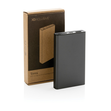 Logotrade Geschäftsgeschenke das Foto: Terra 5.000 mAhPowerbank aus RCS recyceltem Aluminium