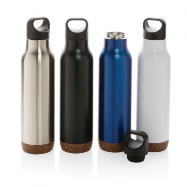 Logotrade werbemittel das Foto: Auslaufsichere Vakuum-Flasche mit Kork
