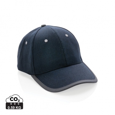 Logotrade Geschäftsgeschenke das Foto: Impact AWARE™ 280gr Brushed rCotton 6 Panel Kontrast-Cap