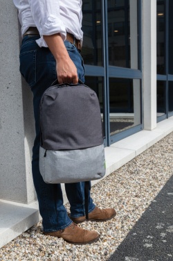Logotrade Geschäftsgeschenke das Foto: Duo Color RPET 15.6" RFID Laptop-Rucksack, PVC-frei