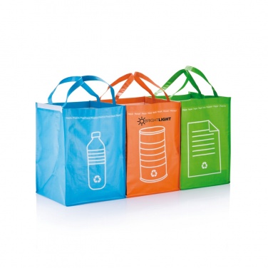 Logotrade werbemittel das Foto: 3tlg. Recycling Set