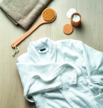 Logotrade Geschäftsgeschenke das Foto: Bademantel Org Cotton XL/XXL