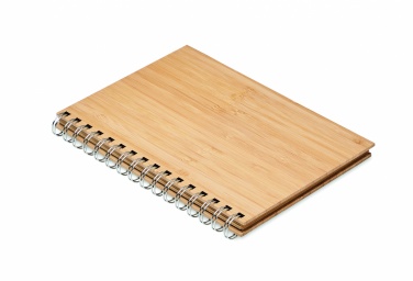 Logotrade Werbegeschenke das Foto: DIN A5 Ringbuch Bambus