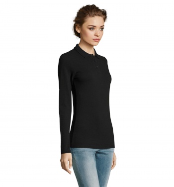 Logotrade Werbeartikel das Foto: PERFECT DAMEN LSL POLO  180
