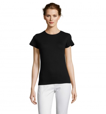 Logotrade Logogeschenke das Foto: MISS DAMENT-SHIRT 150g