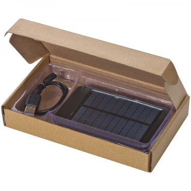 Logotrade Geschäftsgeschenke das Foto: Solar-Powerbank PHILADELPHIA