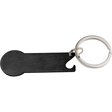 Logotrade Geschäftsgeschenke das Foto: Schlüsselanhänger mit Einkaufswagenchip STICKIT