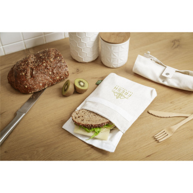 Logotrade Firmengeschenke das Foto: Hanf FoodPouch Beutel für Brot