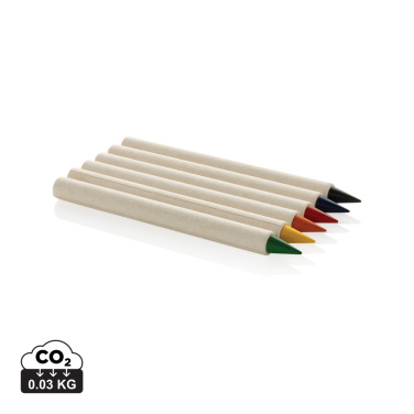 Logotrade Werbeartikel das Foto: Micki GRS Infinity 6-teiliges Buntstift-Set