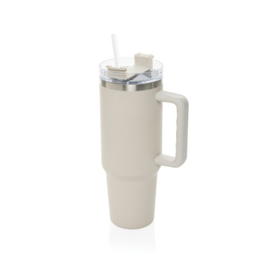 Logotrade Firmengeschenke das Foto: Stadley Becher aus RCS recyceltem Sainless Steel 1200ml