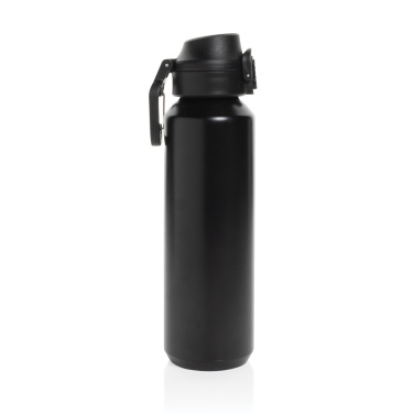 Logotrade Logogeschenke das Foto: Via RCS Re-Steel Sportflasche mit Verschluss, 600ml