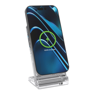Logotrade Geschäftsgeschenke das Foto: Magcharge 15W magnetische Wireless-Charging-Stand