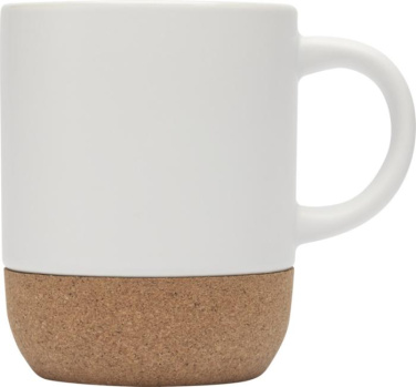 Logotrade Logogeschenke das Foto: Billie 300 ml Sublimation Keramiktasse mit Korkdetails