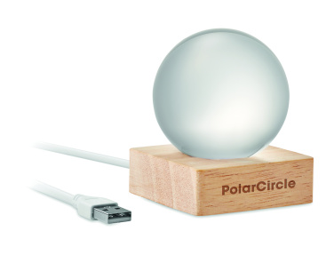 Logotrade Werbeartikel das Foto: LED-Glaskugel