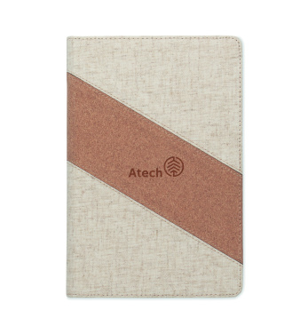 Logotrade Werbegeschenke das Foto: A5-Notizbuch mit 15W-Ladegerät