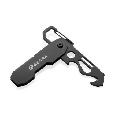 Logotrade Logogeschenke das Foto: Gear X faltbares EDC-Werkzeug mit Karabinerhaken