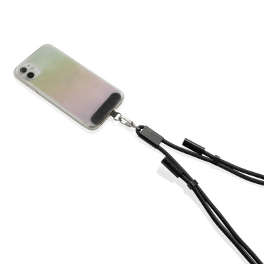 Logotrade Firmengeschenke das Foto: LoopAmp verstellbares 60W Telefonkabel aus RCS rPET