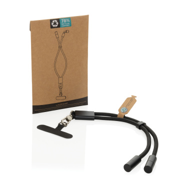 Logotrade Firmengeschenke das Foto: LoopAmp 60W Handgelenksband für Smartphones aus RCS rPET