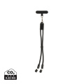 LoopAmp 60W Handgelenksband für Smartphones aus RCS rPET, Schwarz
