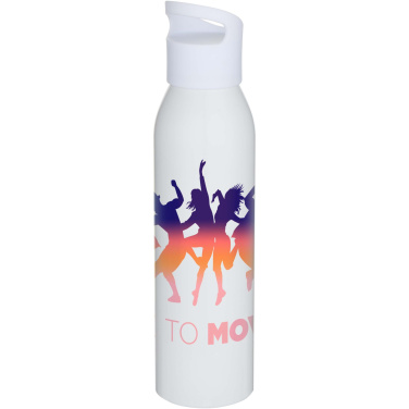 Logotrade werbemittel das Foto: Sky 650 ml RCS-zertifizierte, einwandige Trinkflasche aus recyceltem Edelstahl