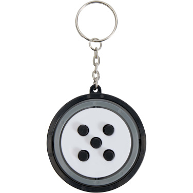 Logotrade Logogeschenke das Foto: Spinx Gyroskop Fidget Schlüsselanhänger aus recyceltem Kunststoff