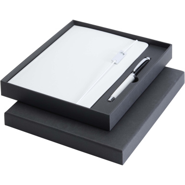 Logotrade werbemittel das Foto: Legato Elegance A5 Hardcover Notizbuch mit Tintenroller Set