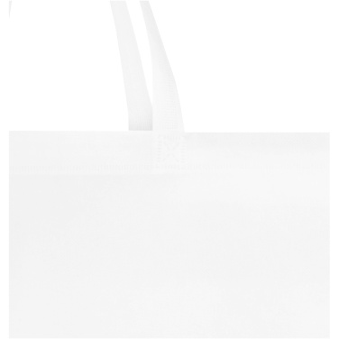 Logotrade Werbeartikel das Foto: EcoSeal GRS-recycelte Nonwoven Tragetasche mit Zeitenfalten 12 L