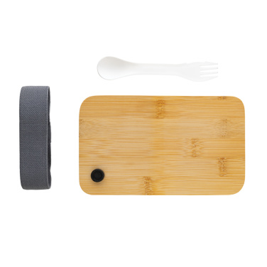 Logotrade Werbeartikel das Foto: RCS RPP Lunchbox mit Bambusdeckel