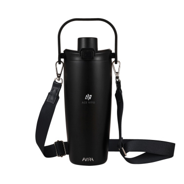 Logotrade Logogeschenke das Foto: Avira Ayala Crossbody Duosip Becher aus RCS rec. Stahl