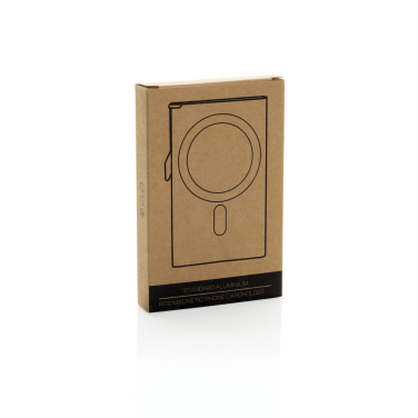 Logotrade Werbegeschenke das Foto: Magnetischer RFID-Kartenhalter aus Aluminium für Smartphones