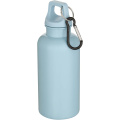 Oregon 400 ml einfarbige RS-zertifizierte Trinkflasche aus recyceltem Kunststoff mit Karabinerhaken, Wolkenblau