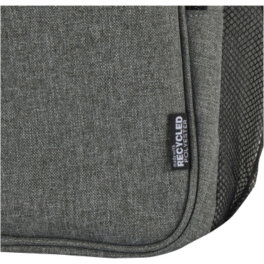 Logotrade Firmengeschenke das Foto: Tundra GRS recycelter Picknickkühlrucksack mit Besteckset 20L