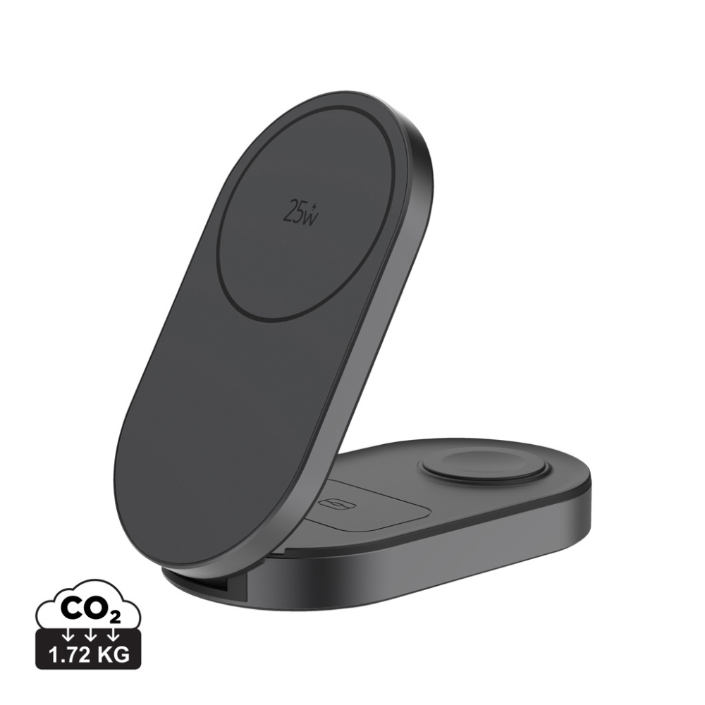 Logotrade Geschäftsgeschenke das Foto: Quantum Ultra-Fast 3-in-1 25W faltbarer Wireless Charger