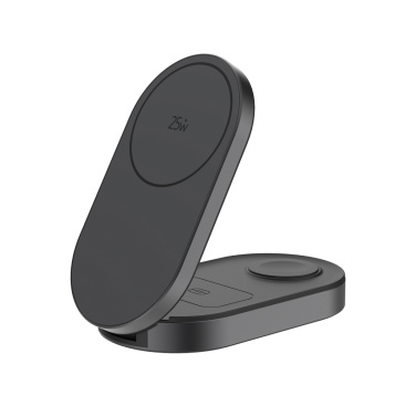 Logotrade werbemittel das Foto: Quantum Ultra-Fast 3-in-1 25W faltbarer Wireless Charger
