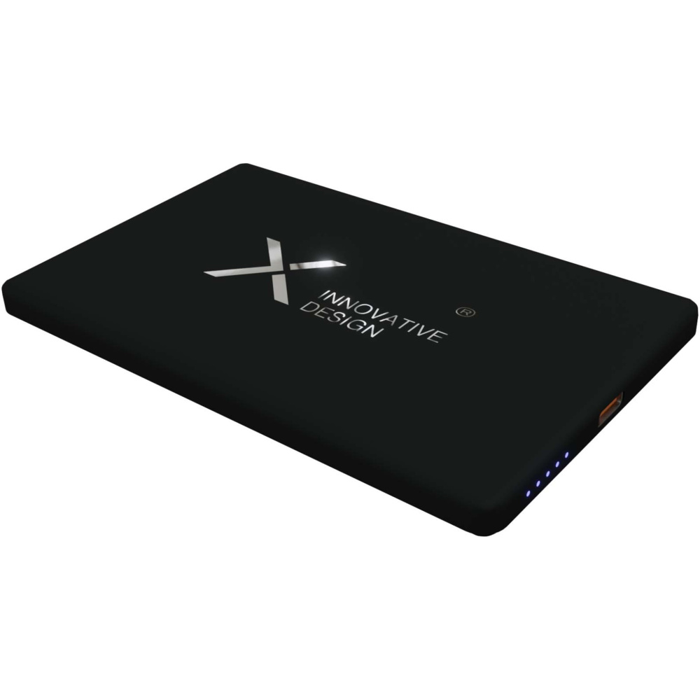 Logotrade Werbeartikel das Foto: SCX.design P22 5000 mAh ultradünne, magnetische Powerbank