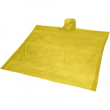 Logo trade promotional gift photo of: Ziva disposable rain poncho with storage pouch