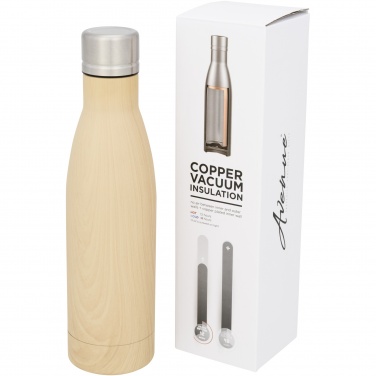 Logotrade corporate gifts photo of: Vasa 500 ml wood-look copper vacuum insulated bottle