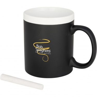 Logo trade advertising products picture of: Chalk-write 330 ml ceramic mug