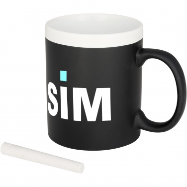 Logo trade advertising product photo of: Chalk-write 330 ml ceramic mug