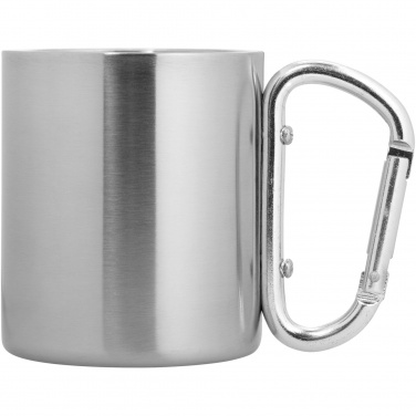 Logotrade advertising products photo of: Alps 200 ml insulated mug with carabiner